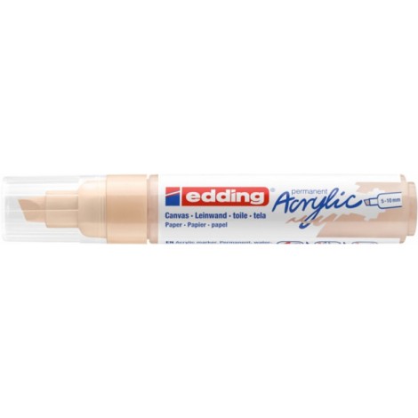Marker akrylowy e-5000 EDDING, 5-10 mm, ciepły beż