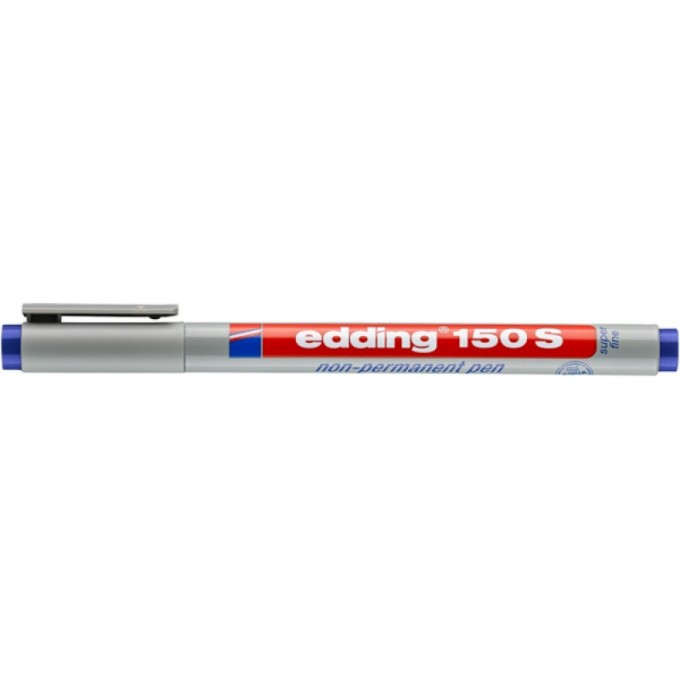 Foliopis zmywalny e-150 S EDDING, 0,3 mm, niebieski