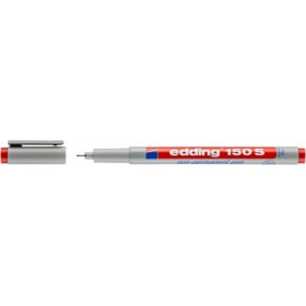 Foliopis zmywalny e-150 S EDDING, 0,3 mm, czerwony
