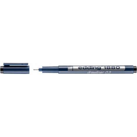 Drawliner e-1880 EDDING, 0,35 mm, czarny