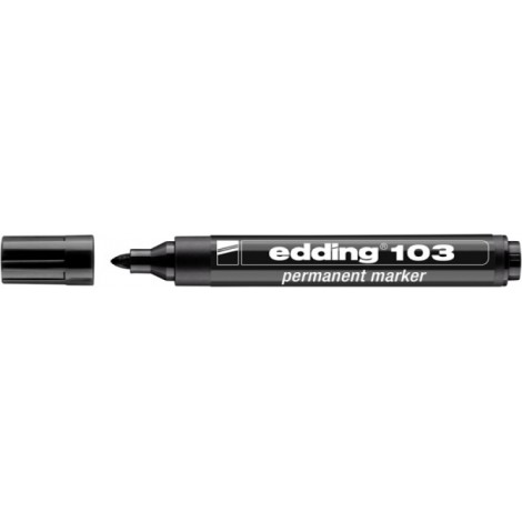 Marker permanentny e-103 EDDING, czarny
