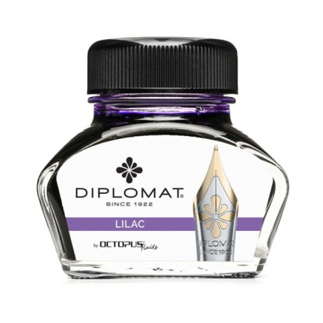 Atrament do piór wiecznych DIPLOMAT, w kałamarzu, 30 ml, liliowy