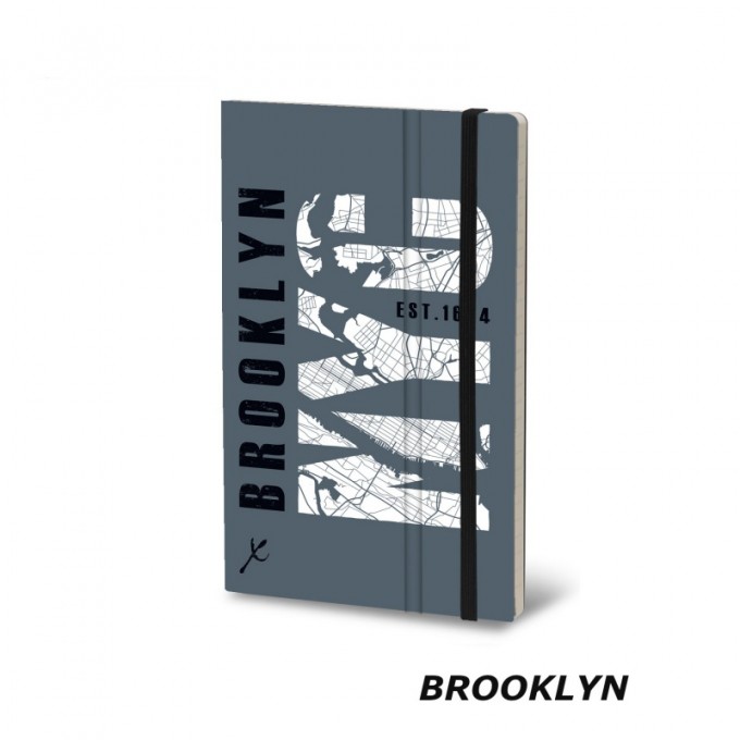 Notatnik STIFFLEX, 13x21cm, 192 strony, Brooklyn