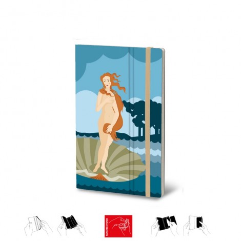 Notatnik STIFFLEX, 13x21cm, 192 strony, Botticelli