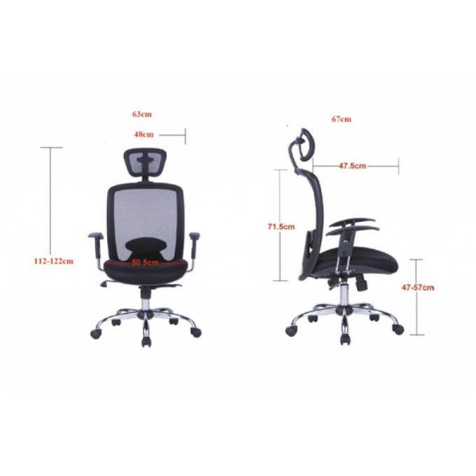 Fotel biurowy OFFICE PRODUCTS Samos, czarny