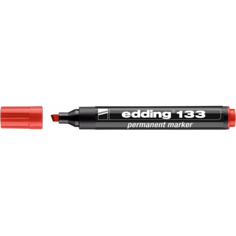 Marker permanentny e-133 EDDING, czerwony