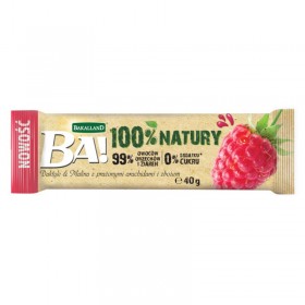 Baton zb. Ba!, daktyle i malina z praż. arach. i zb., Bakalland, 40g