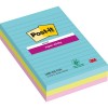 Karteczki samoprzylepne Post-it® Super Sticky XXL, COSMIC, w linię, 101x152mm, 3x90 kart.