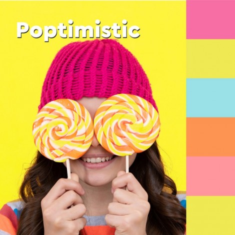Karteczki samoprzylepne Post-it®, POPTIMISTIC, 76x76mm, 6x100 kart.