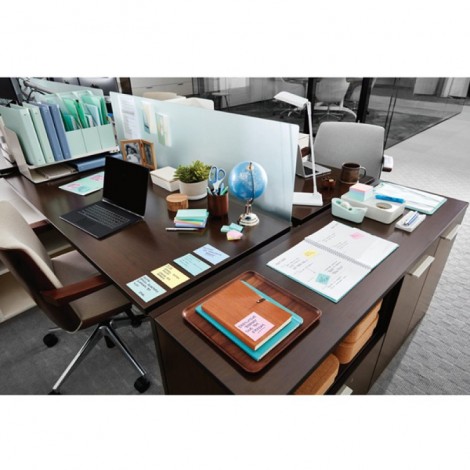 Ekologiczne karteczki samoprzylepne Post-it®, NATURE, pastelowe, 76x76mm, 6x100 kart.