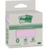 Ekologiczne karteczki samoprzylepne Post-it, 76x76mm, 2x100 kart., pastelowy róż