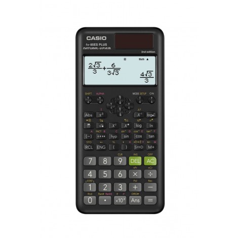 Kalkulator naukowy CASIO FX-85ESPLUS-2 B, 252 funkcje, 77x162mm, kartonik, czarny Kalkulator naukowy CASIO FX-85ESPLUS-2 B, 252 funkcje, 77x162mm, kartonik, czarny