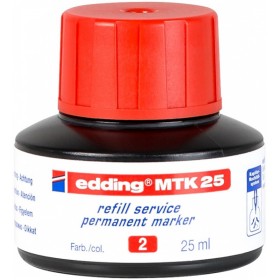 Tusz do uzupełniania markerów permanentnych e-MTK 25 EDDING, czerwony