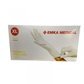 Rękawice winylowe MEDICAL, 100 szt., XL