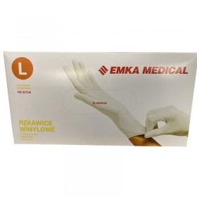 Rękawice winylowe MEDICAL, 100 szt., L