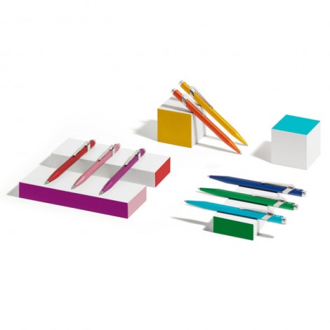 Długopis CARAN D'ACHE 849 Colormat-X, M, w pudełku, żółty