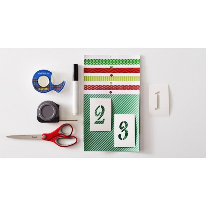 Nożyczki biurowe SCOTCH® (1428), ergonomiczne, 20,5cm, czerwono-szare