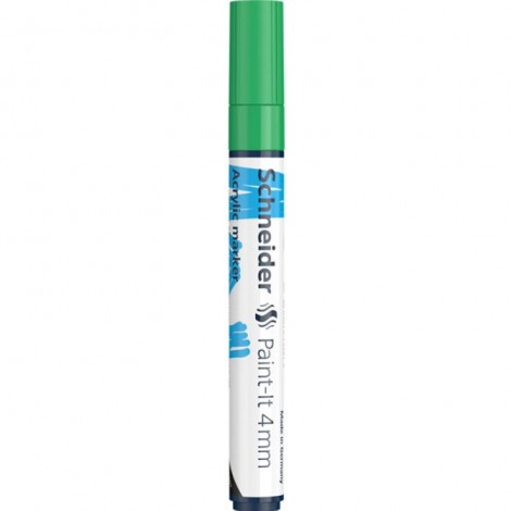 Marker akrylowy SCHNEIDER Paint-It 320, 4 mm, zielony