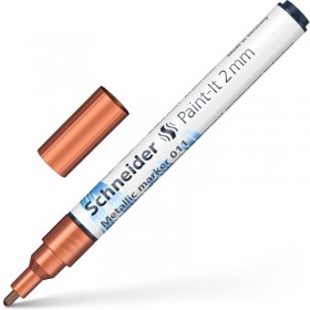 Marker metaliczny SCHNEIDER Paint-It 011, 2 mm, miedziany metalik