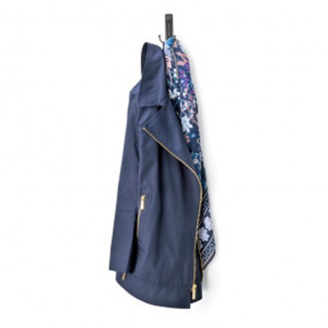 Duży podwójny haczyk COMMAND, 1 haczyk + 1 mały pasek, czarny