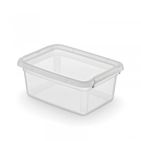 Pojemnik do przechowywania MOXOM, Basestore, z klipsem, 4,5l, transparentny