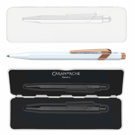 Długopis CARAN D'ACHE 849, biały GT
