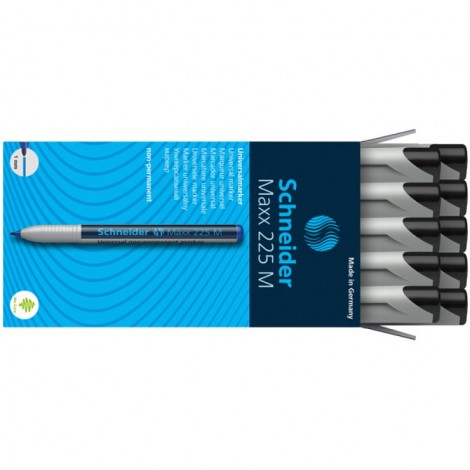 Foliopis niepermanentny SCHNEIDER Maxx 225 M, czarny