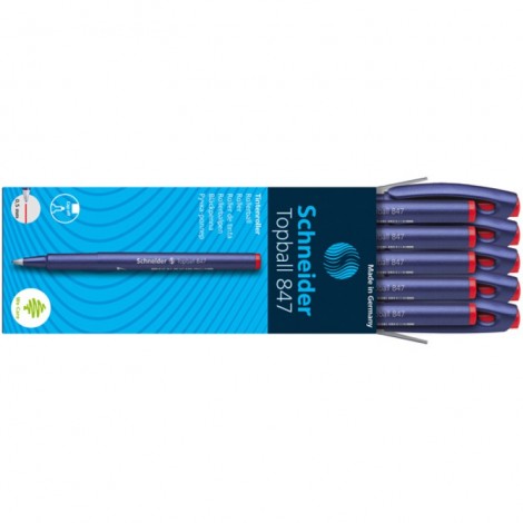 Długopis SCHNEIDER Topball 847, czerwony