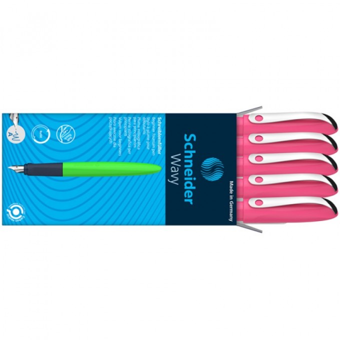 Pióro wieczne SCHNEIDER Wavy, różowe