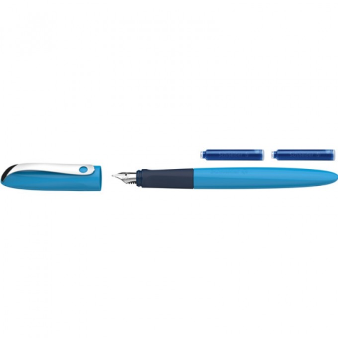 Pióro wieczne SCHNEIDER Wavy, 2 naboje, mix kolorów, blister