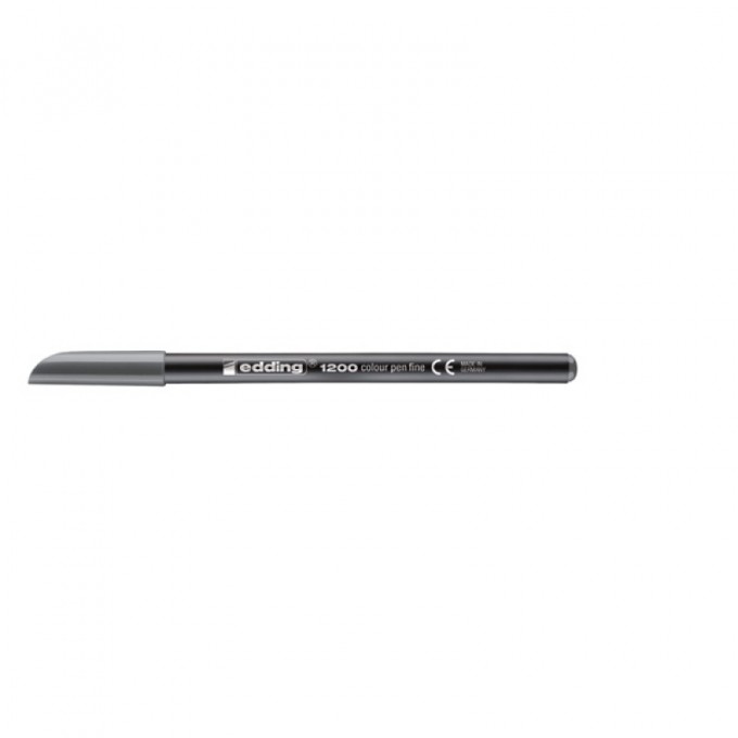 Pisak z cienką końcówką e-1200 EDDING, 1 mm, srebrnoszary