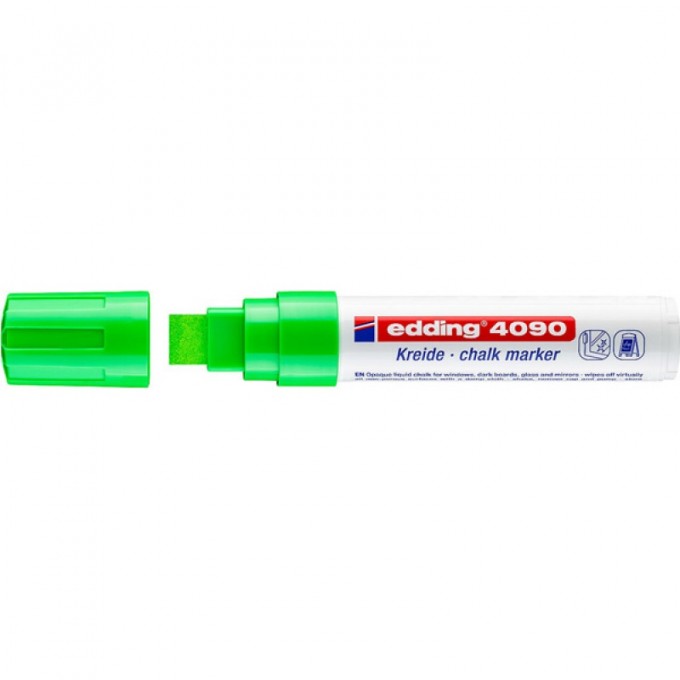 Marker kredowy e-4090 EDDING, 4-15 mm, jasnozielony