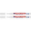Marker kredowy e-4095 EDDING, 2-3mm, blister, 2 szt., biały