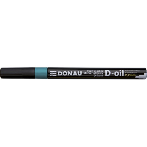 Marker olejowy DONAU, 2,2mm, zawieszka, zielony