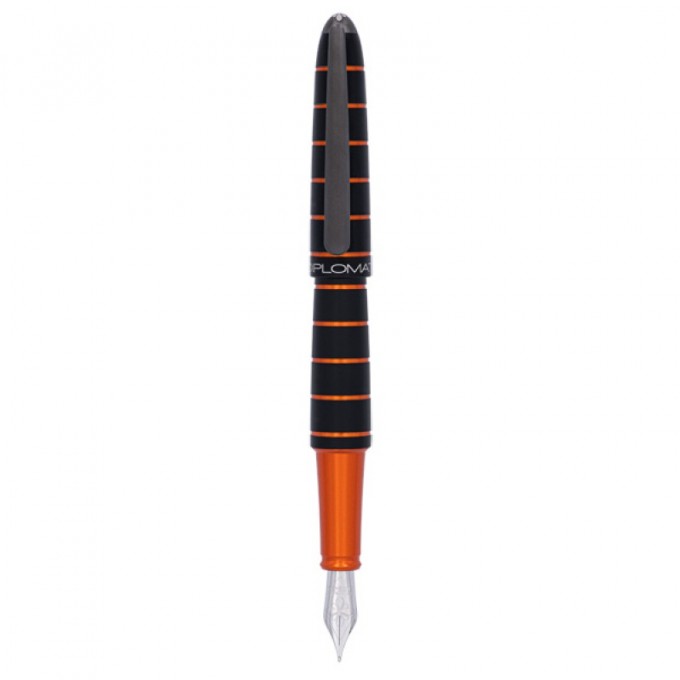 Pióro wieczne DIPLOMAT Elox, B, czarne/pomarańczowe