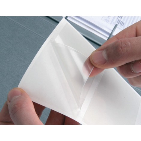 Kieszeń samoprzylepna Q-CONNECT, A6, 115x158mm, 10szt., transparentna