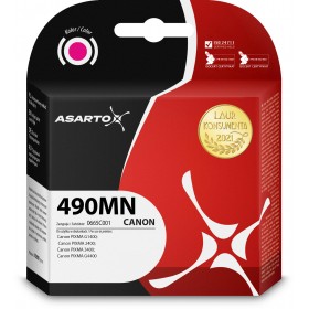 Tusz Asarto do Canon 490MN | 0665C001 | 70ml | magenta