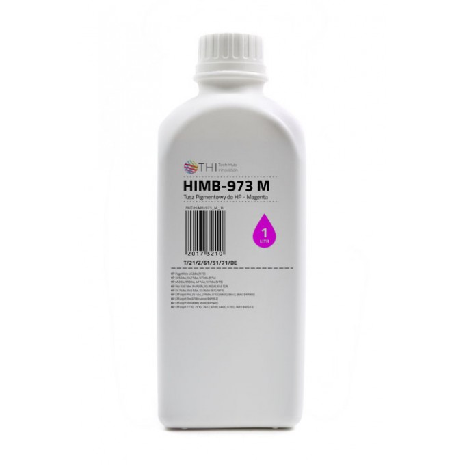 Butelka Magenta HP 1L Tusz Pigmentowy (Pigment) INK-MATE HIMB973 