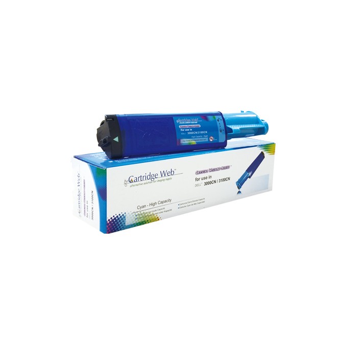 Toner Cartridge Web Cyan Dell 3000 zamiennik 593-10061 