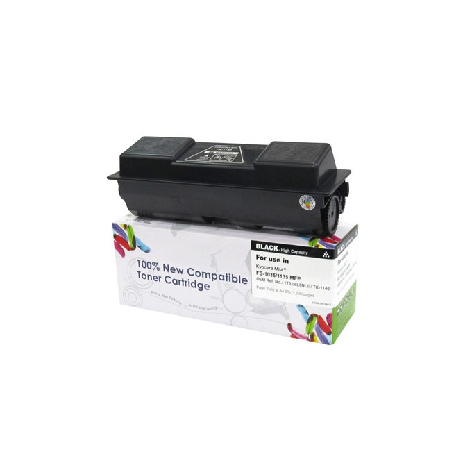 Toner Cartridge Web Czarny Kyocera TK1140 zamiennik TK-1140 