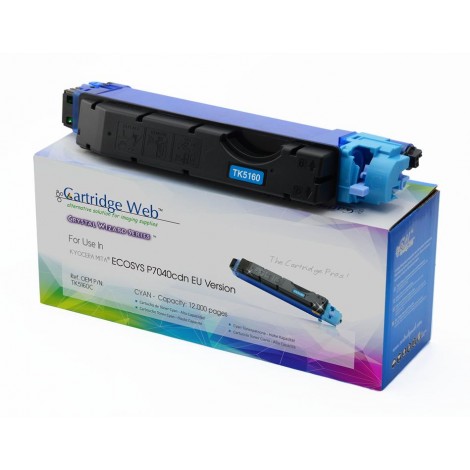 Toner Cartridge Web Cyan Kyocera TK5160 zamiennik TK-5160C 