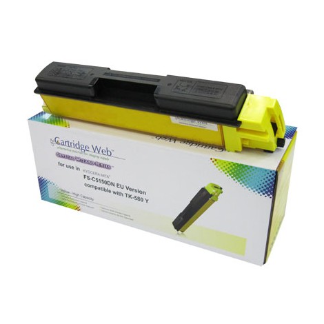 Toner Cartridge Web Yellow Kyocera TK580 zamiennik TK-580Y 