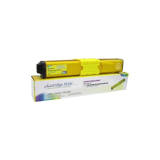 Toner Cartridge Web Yellow OKI C301 zamiennik 44973533 
