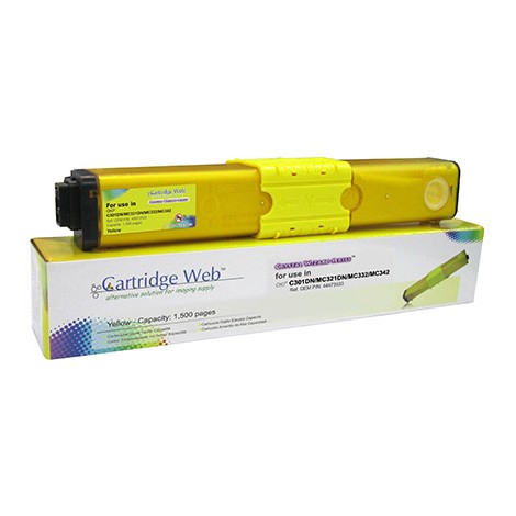 Toner Cartridge Web Yellow OKI C301 zamiennik 44973533 