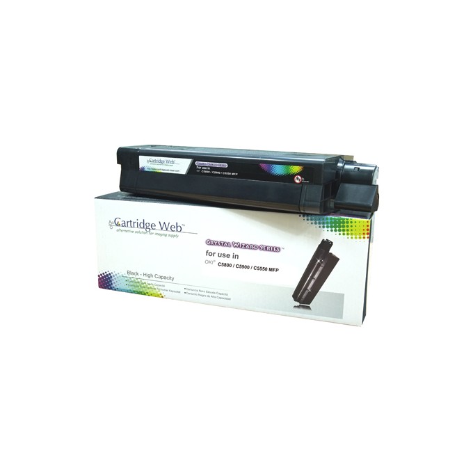 Toner Cartridge Web Black OKI C5800 zamiennik 43324424 