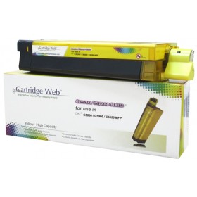 Toner Cartridge Web Yellow OKI C5800 zamiennik 43324421 