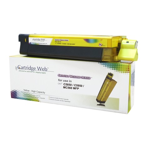 Toner Cartridge Web Yellow OKI C5850 zamiennik 43865721 