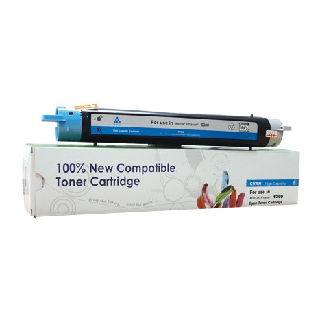 Toner Cartridge Web Cyan Xerox 6300 zamiennik 106R01082 