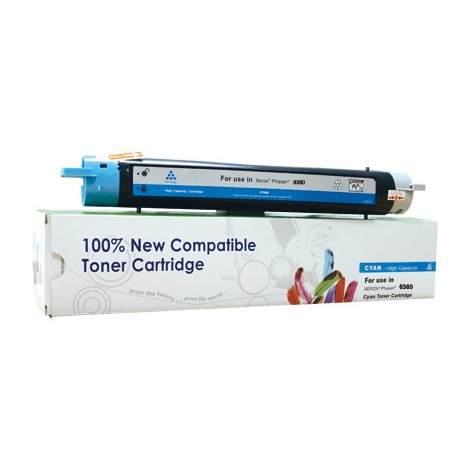 Toner Cartridge Web Cyan Xerox 6360 zamiennik 106R01214 