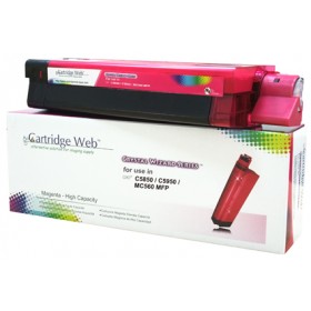 Toner Cartridge Web Magenta OKI C5850 zamiennik 43865722 